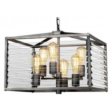 Подвесной светильник Elstead Lighting Louvre QN-LOUVRE-6P NC_QN-LOUVRE-6P Размеры, мм:493x493x3519   